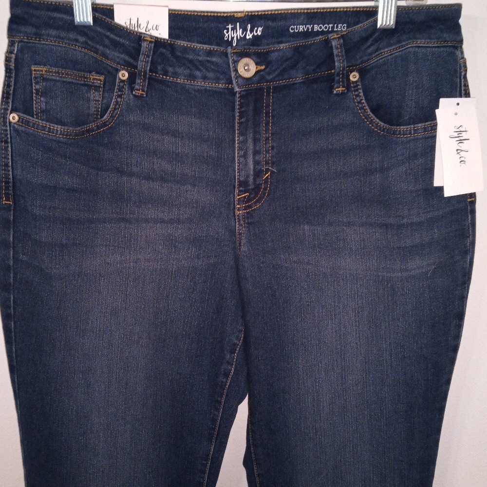 Style & Co Curvy Fit Bootcut Jeans *Long Inseem*